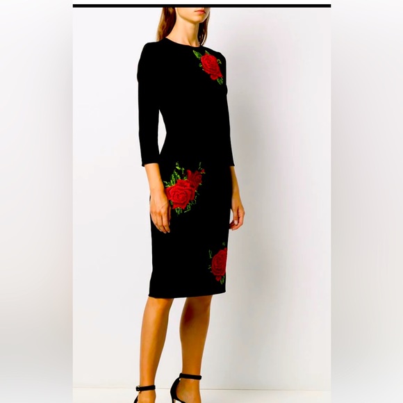 COPY - NWT Dolce & Gabbana crepe midi dress - Picture 1 of 7